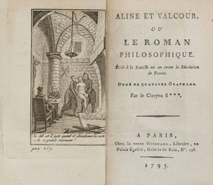 Aline et Valcour ou, Le Roman philosophique di Marquis de Sade, 1795 da Unbekannt