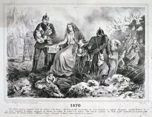 Cartone allegorico, Guerra Franco-Prussiana