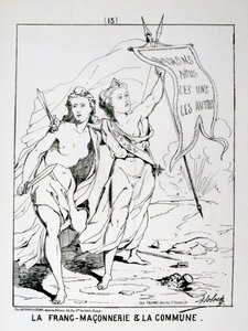 Allegoria della Massoneria e della Comune, Comune di Parigi, 1871