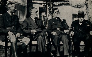 Conferenza Alleata a Casablanca, Marocco Francese, gennaio 1943, 1945 da Unbekannt
