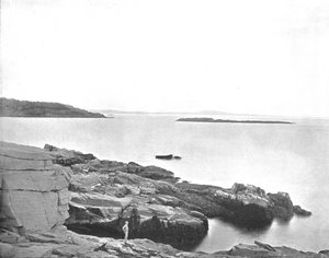 Lungo la costa, Bar Harbor, Maine, USA, c1900