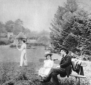 Alphonse Daudet, romanziere francese, 1890 da Unbekannt