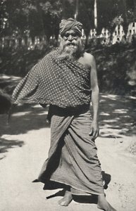Vecchio lavoratore singalese di Kandy, 1926