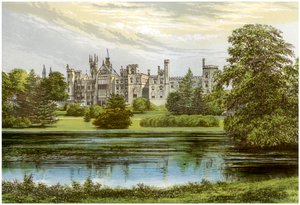 Alton Towers, Staffordshire, casa del conte di Shrewsbury, c. 1880 da Unbekannt