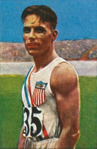 Bud Houser, lanciatore di disco americano, 1928 da Unbekannt