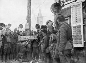 Soldati americani nel villaggio di Nonsard, nord-est di Saint-Mihiel, 1926 da Unbekannt