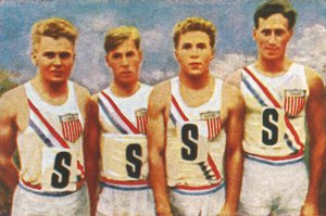 Squadra americana, staffetta 4 x 100m, 1928