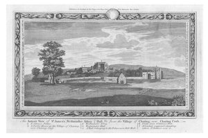Una vista antica di St. James, Westminster Abbey & Hall, fine XVIII secolo da Unbekannt