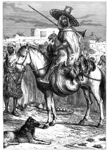 Un mercante arabo a Tlemcen, Algeria, c1890 da Unbekannt