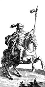 Un cavaliere arabo, XIX secolo