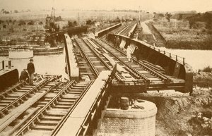 Un ponte girevole elettrico, a Beccles, vicino a Yarmouth London e North Eastern Railway da Unbekannt