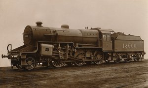 Una locomotiva a traffico misto L.M.S., c1930s da Unbekannt