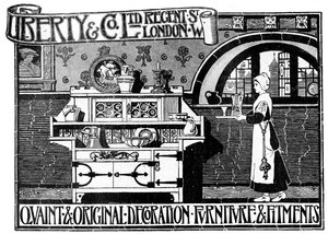 Una pubblicità per Liberty and Co Ltd, 1898 da Unbekannt