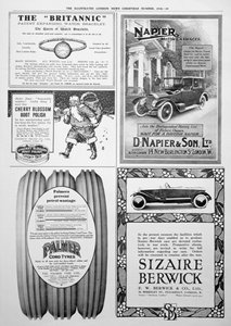 Una pagina pubblicitaria nell
