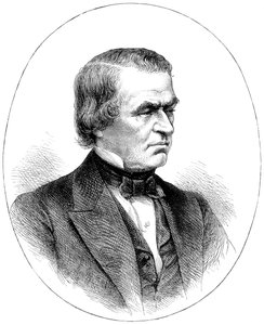 Andrew Johnson, 16° Presidente degli Stati Uniti, c1880 da Unbekannt