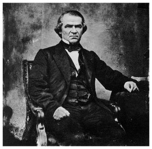 Andrew Johnson, 17° Presidente degli Stati Uniti, 1860s da Unbekannt
