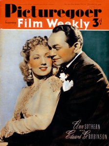 Ann Sothern e Edward G. Robinson, attori