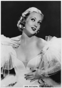 Ann Sothern, attrice cinematografica e televisiva americana, c1938