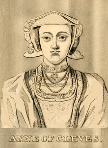 Anna di Cleves, 1515-1557, 1830 da Unbekannt