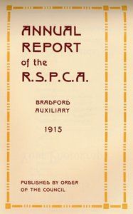 Rapporto Annuale della R.S.P.C.A., 1916