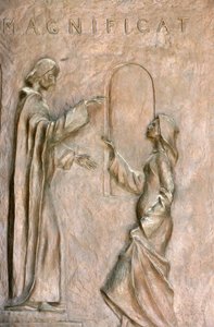 Scultura della porta della basilica dell