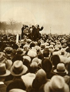 Dimostrazione antigovernativa, Hyde Park, Londra, 6 febbraio 1933 da Unbekannt