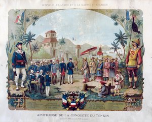 Apoteosi della conquista del Tonchino, ca 1885 da Unbekannt