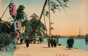 Arashiyama a Kyoto, c. 1900 da Unbekannt