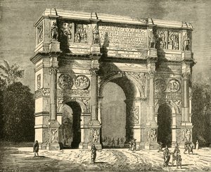 Arco di Costantino, 1890 da Unbekannt