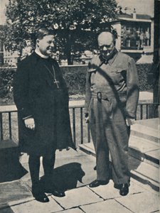 Arcivescovo di Canterbury al Numero 10, Downing Street, c1943, 1945 da Unbekannt