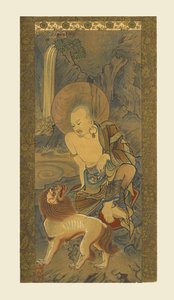 Arhat, giapponese, tardo periodo Kamakura, XIV secolo, 1886 da Unbekannt