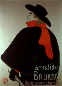 Aristide Bruant nel suo cabaret