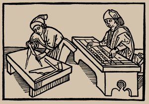 Aritmetica e Geometria. Da Speculum Vitae Humanae di Rodericus Zamorensis da Unbekannt