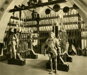 Armeria, Burg Kreuzenstein, Bassa Austria, c1935 da Unbekannt