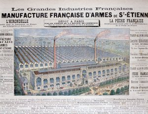 Industria di produzione di armi, St Etienne, 1896 da Unbekannt