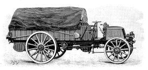 Camion militare Daimler, con motore a 4 cilindri da 12 hp da Unbekannt