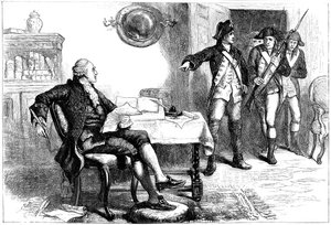 Arresto di William Franklin, New Jersey, 1776 c1880 da Unbekannt