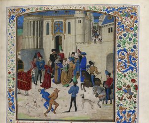 Arrivo di Isabeau di Baviera a Parigi, ca 1470-1475
