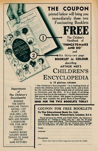 Enciclopedia per bambini di Arthur Mees, 1935