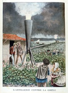 Artiglieria contro la grandinata, 1901 da Unbekannt