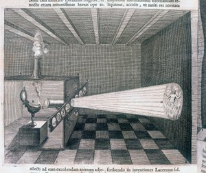 Strumenti per artisti, camera oscura