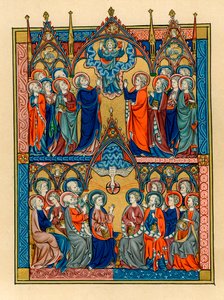 Ascensione e Pentecoste, 1290-1300 da Unbekannt