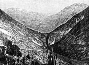Ascesa della Cumbre, Cile, 1895 da Unbekannt