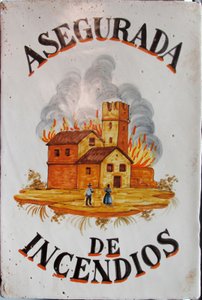 Asegurada de incendios, seconda metà del XIX secolo