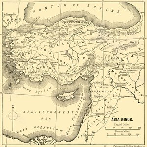 Asia Minore - Mappa, 1890