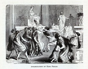 Assassinio del re Filippo, 1882 da Unbekannt