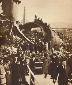 Alle acciaierie abbandonate, Galles del Sud, 1936 da Unbekannt