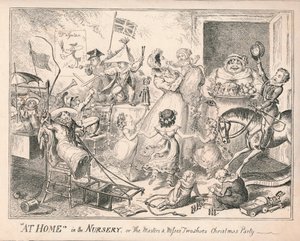 A casa nella nursery, o La festa di Natale dei signori e delle signorine Due Scarpe, 1835 da Unbekannt