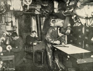 In fondo al mare. Nella sala ufficiali di un sottomarino, 1919 da Unbekannt