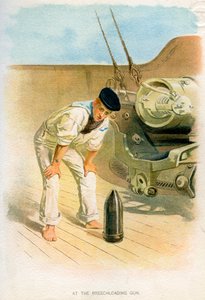 Al cannone a retrocarica, c. 1890-c. 1893 da Unbekannt